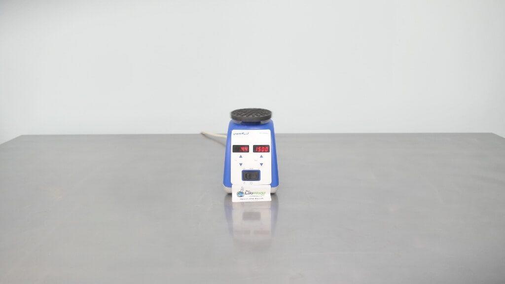 VWR Digital Vortex Mixer with Variable Speed and Timer Control for Sample Agitation