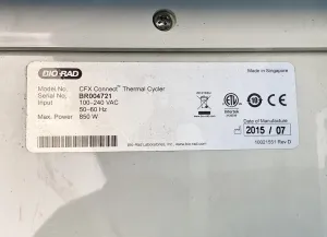 Bio-Rad CFX96 Connect Real-Time PCR System with Gradient Thermal Control and Multiplex Detection, 19 of 21