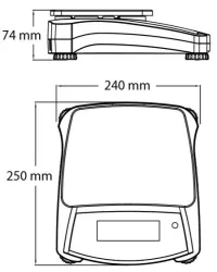 Ohaus Navigator NVT2200, 3 of 3