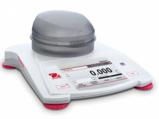 Ohaus Scout STX123/STX223 Precision 3-Place Analytical Balance-cover