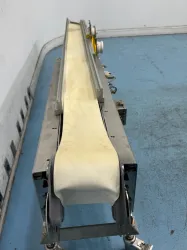Dorner 9-Foot Stainless Steel Conveyor with Adjustable Legs and Casters, 3 of 10