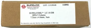 Supelco Supelcosil LC-18-DB (58992) Reversed-Phase HPLC Column 7.5 cm × 4.6 mm, 3µm, 7 of 11