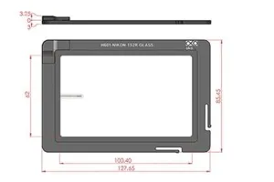Okolab H601-NIKON-TS2R-GLASS Thermal Plate for Nikon Inverted Microscope Stage, 2 of 4