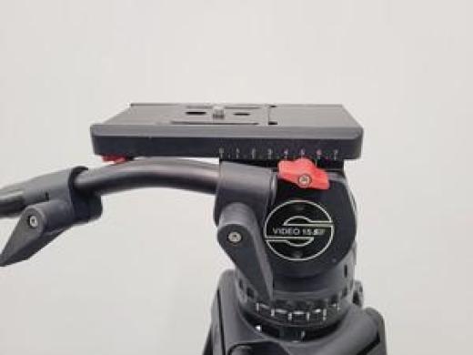 Sachtler Video 15SB Camera Camcorder Carbon Fibre Tripod And Fluid Head-cover