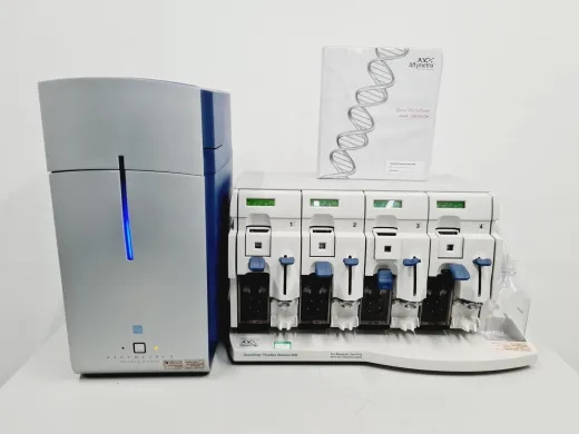 Affymetrix GeneChip Scanner 3000 7G and GeneChip 450 Fluidics Station for Genomic Microarray Analysis