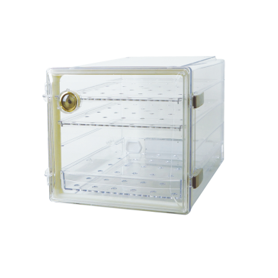 Jeio Tech Cubic Lab Desiccators with Hygrometer and UV-Blocking Option-cover