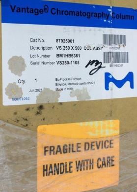 Millipore Vantage S2 Column VS 250x500 TPX High Performance Chromatography Column Assembly-cover