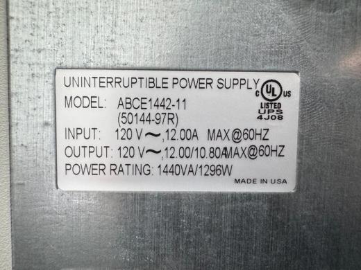 Powervar ABCE1442-11 Uninterruptible Power Supply 1440VA/1296W, 120V 60Hz-cover