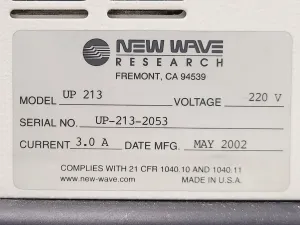 New Wave Research UP-213 Laser Ablation System with Tempest 20Hz Laser, 33 of 36
