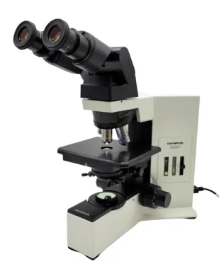Olympus BX40 Compound Microscope with Tilting Binocular Head and Plan Objectives