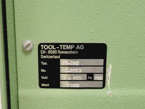 Tool-Temp TT-260 Oil Temperature Control Unit for Precise Thermal Regulation, 14 of 14