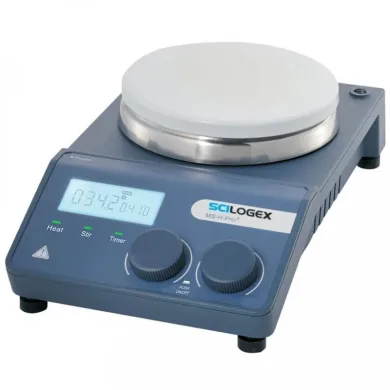 Scilogex MS-H-Pro-T Circular-top LCD Digital Hotplate Stirrer with Ceramic Plate