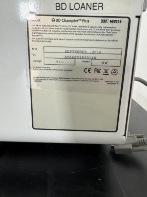 BD Accuri C6 Plus Flow Cytometer with BD CSampler Plus Automated Sample Loader-cover