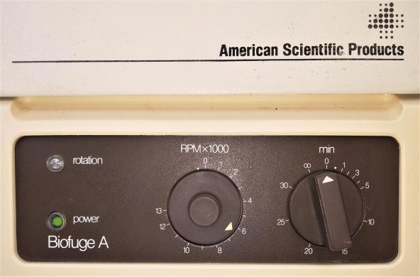 Heraeus Biofuge A 1217 Microcentrifuge with 24 x 1.5 mL Fixed-Angle Rotor-cover