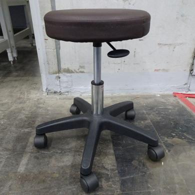Seven Beauty SVB-30474 Round Laboratory Stool Brown-cover