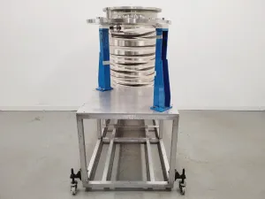 TEM Vacuum Chamber Parts 60cm Diameter, 98cm Height on Aluminium Bench, 3 of 17