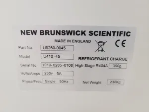 New Brunswick Scientific Ultra Low Temperature Freezer Model U410 -45°C, 15 of 31