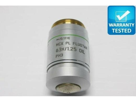 Leica HCX PL FLUOTAR 63X/1.25 OIL PH3 Microscope Objective 506186-cover