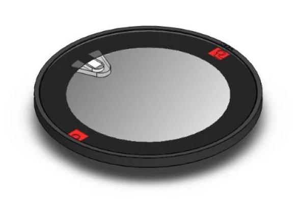 Okolab GLASS 90 Microscope Stage Heating Plate with H401-T Controller-cover