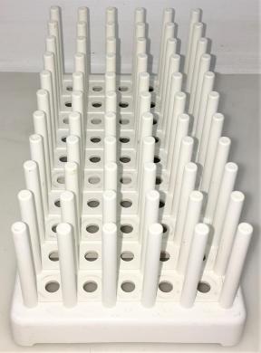 Polypropylene Test Tube Holder and Drying Rack for 50 Tubes (14-17 mm)-cover