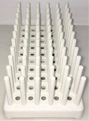 Polypropylene Test Tube Holder and Drying Rack for 50 Tubes (14-17 mm)