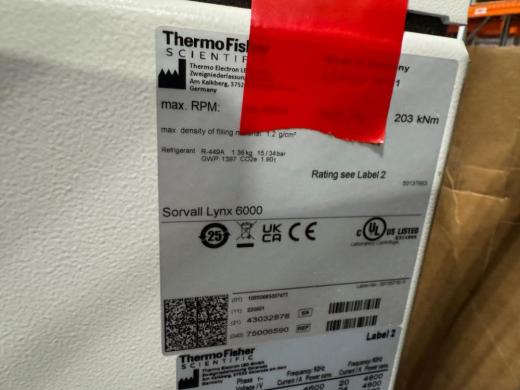 Thermo Sorvall Lynx 6000 High-Performance Floor Centrifuge-cover