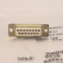 ITT Cannon DAMA-15S 15-Pin D-Sub Panel Mount Crimp Connector (9 Pack), 2 of 4
