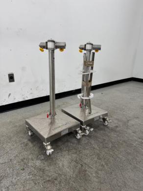 Conecraft Portable 3-Foot Stainless Steel Tube Management Stand with Casters-cover