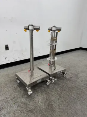 Conecraft Portable 3-Foot Stainless Steel Tube Management Stand with Casters