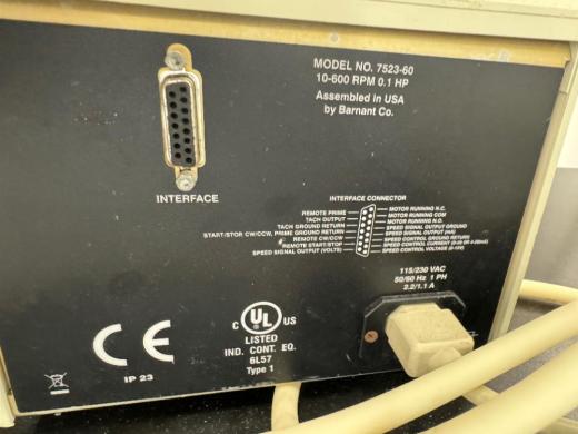 Cole Parmer MasterFlex L/S Digital Standard Drive Model 7523-60 Peristaltic Pump Drive-cover