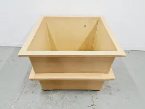 Large Beige Cubic Fibreglass Tank 605L for Laboratory Liquid Storage, 6 of 11
