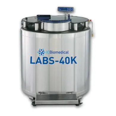 Taylor-Wharton LABS 40K Cryogenic Storage Base Unit without Controller for Liquid Nitrogen Sample Preservation