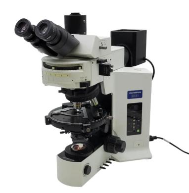 Olympus BX51 Pol Polarizing and Fluorescence Microscope with Trinocular Head-cover