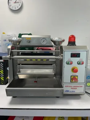 Atac Machinery F 350 Laboratory Vertical Padder for Controlled Textile Sample Impregnation