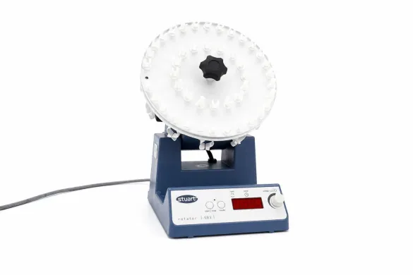 Stuart SB3 Digital Tube Rotator, 20-Position, 2–40 rpm, 1–999 Minute Timer