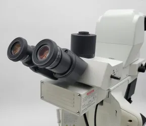Olympus Microscope BX46 with Telescoping Head, Dual View Bridge & 2x Pathology, 7 of 8