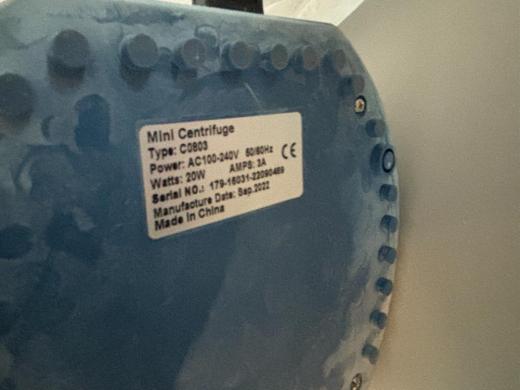 VWR Mini Centrifuge-cover