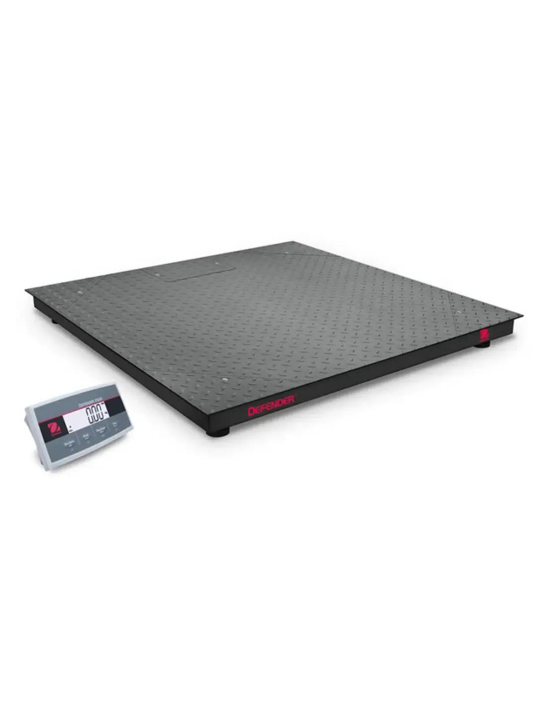 Ohaus DF25P1500D1S Floor Scale with Integrated i-DT25P Indicator, 1500 kg Capacity