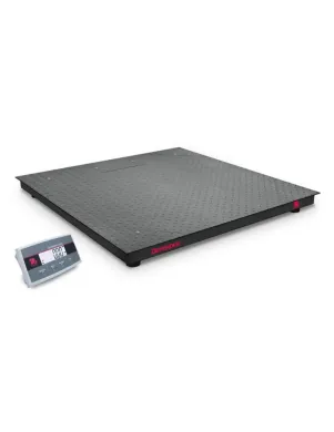 Ohaus DF25P1500D1S Floor Scale with Integrated i-DT25P Indicator, 1500 kg Capacity
