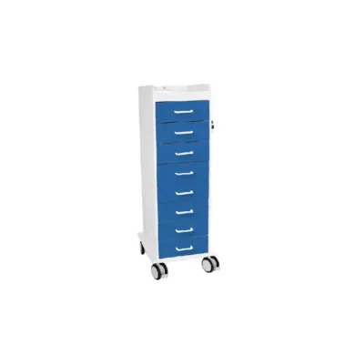 TrippNT TL 4D Medical and Laboratory Storage Cart with Locking Drawers