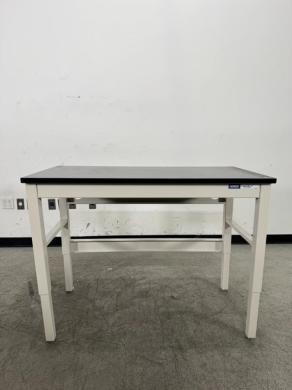 VWR Contour 3' Laboratory Bench with Reinforced Frame and Black Work Surface-cover