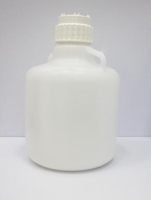 Nalgene 10L Modular Liquid Storage Carboy with LDPE Body and White PP Closure, -76°C to 70°C-cover