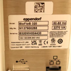 Eppendorf BioFlo 320M Bioprocess Control Station with 10L Single-Walled Glass Vessel, 16 of 16