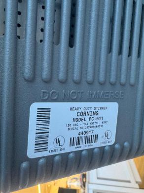 Corning Magnetic Stirrer-cover