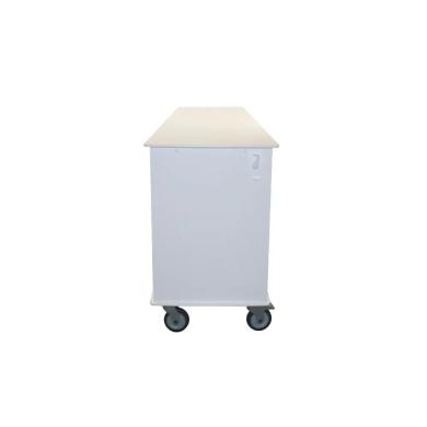 TrippNT Belize Lab Island Cart with Locking Roll-Top Doors and Chemically Resistant HDPE Construction-cover