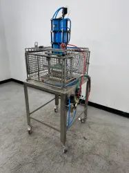 Ibex Technologies Laboratory Hydraulic Press Machine with Pneumatic Controls, 2 of 4