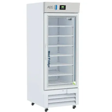American BioTech Supply 26 Cu Ft Pharmacy Glass Door Refrigerator PH-ABT-NSF-S26G
