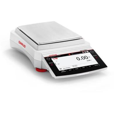 Ohaus Precision Analytical Balance EXR12202N with 7" Color Touchscreen and Auto Calibration-cover