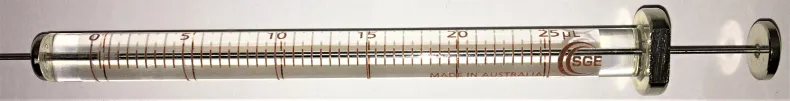 SGE 25F-CTC-GT-0.63 GasTight Injection Syringe - 25μL