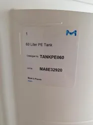 Millipore AFS 15E Water Purification System with 60L Tank, 5 of 6